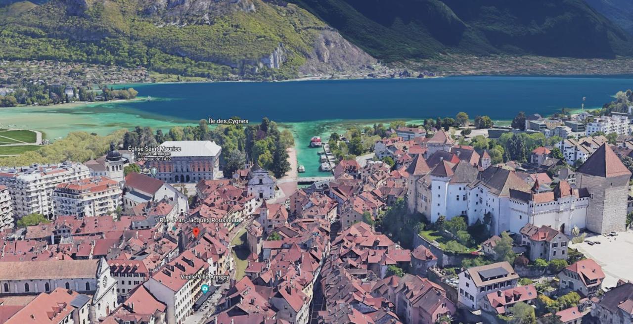 Le Canal - Nice Studio On The Venice Of The Alps Annecy Bagian luar foto